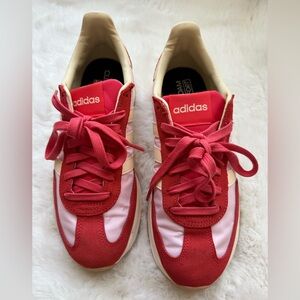 adidas Women's Red and Pink Sneakers